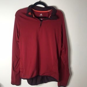 Adidas clima-lite 1/4 Zip running jacket